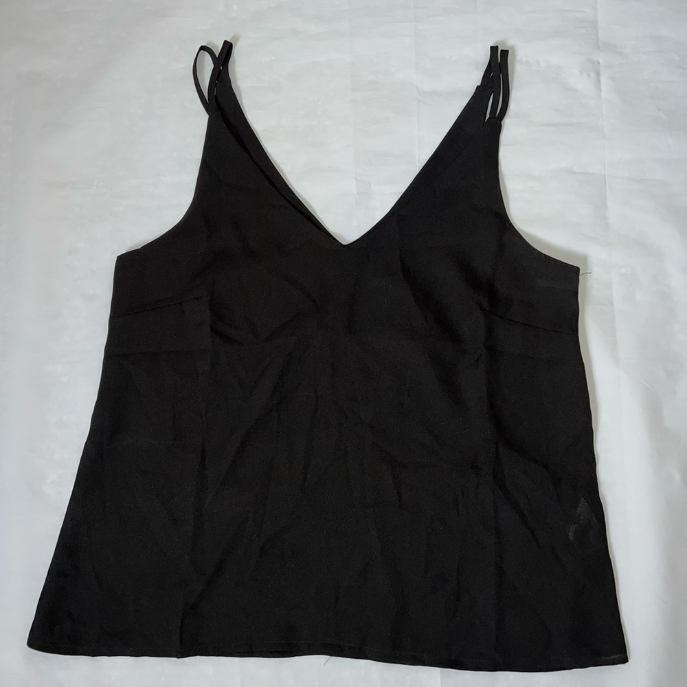 Black Strapy Tank Top